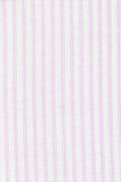 Ticking - White & Pink Stripe - Click Image to Close